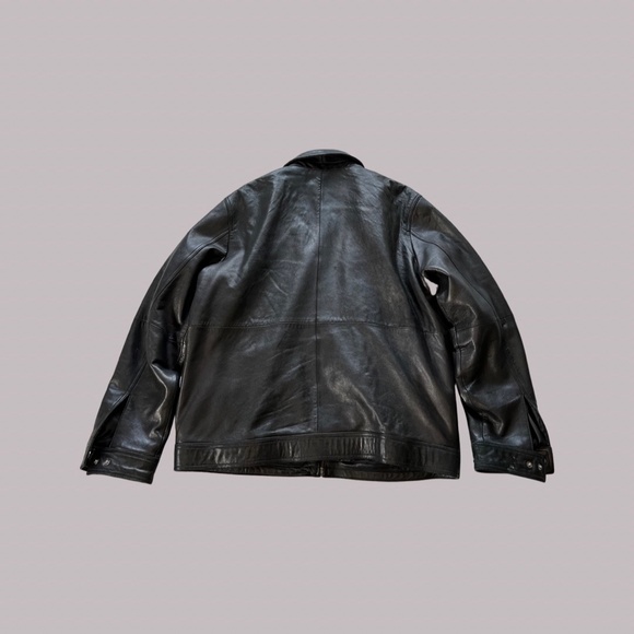 Calvin Klein Leather Jacket - Picture 2 of 3